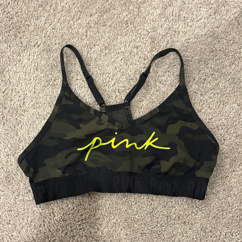 PINK Camo Sports Bra